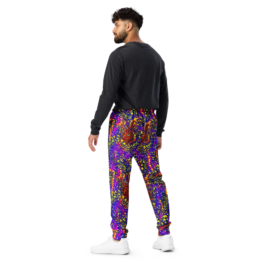 Sonic Colorwave on Men's Joggers — Back