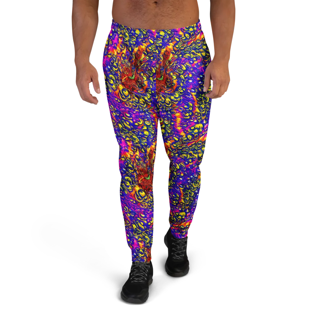 Sonic Colorwave on Men's Joggers — Front