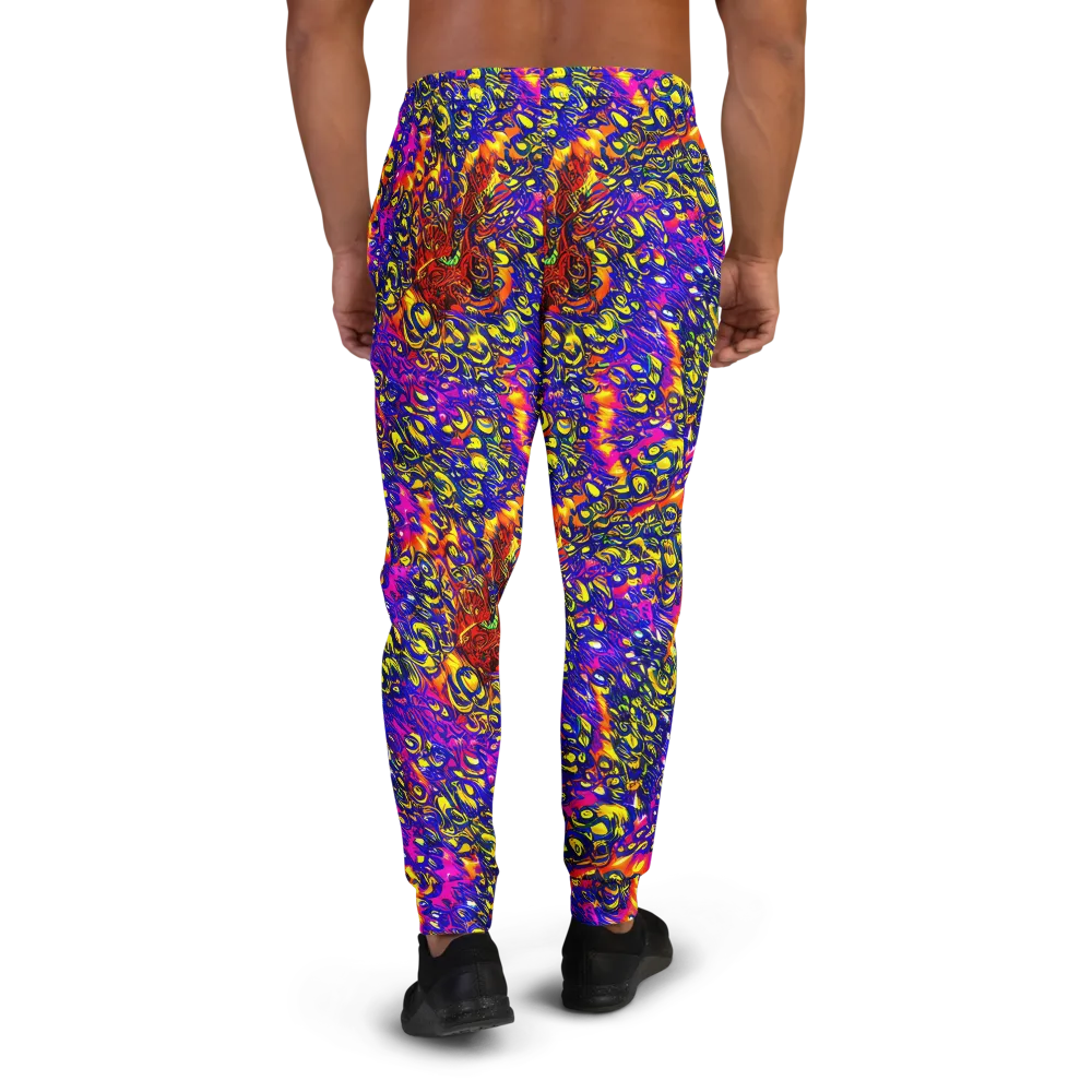 Sonic Colorwave on Men's Joggers — Back