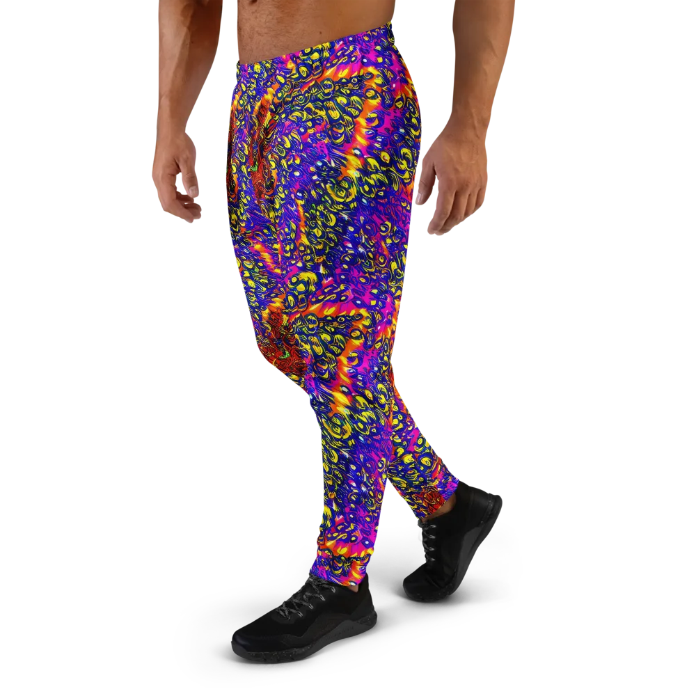 Sonic Colorwave on Men's Joggers — Left