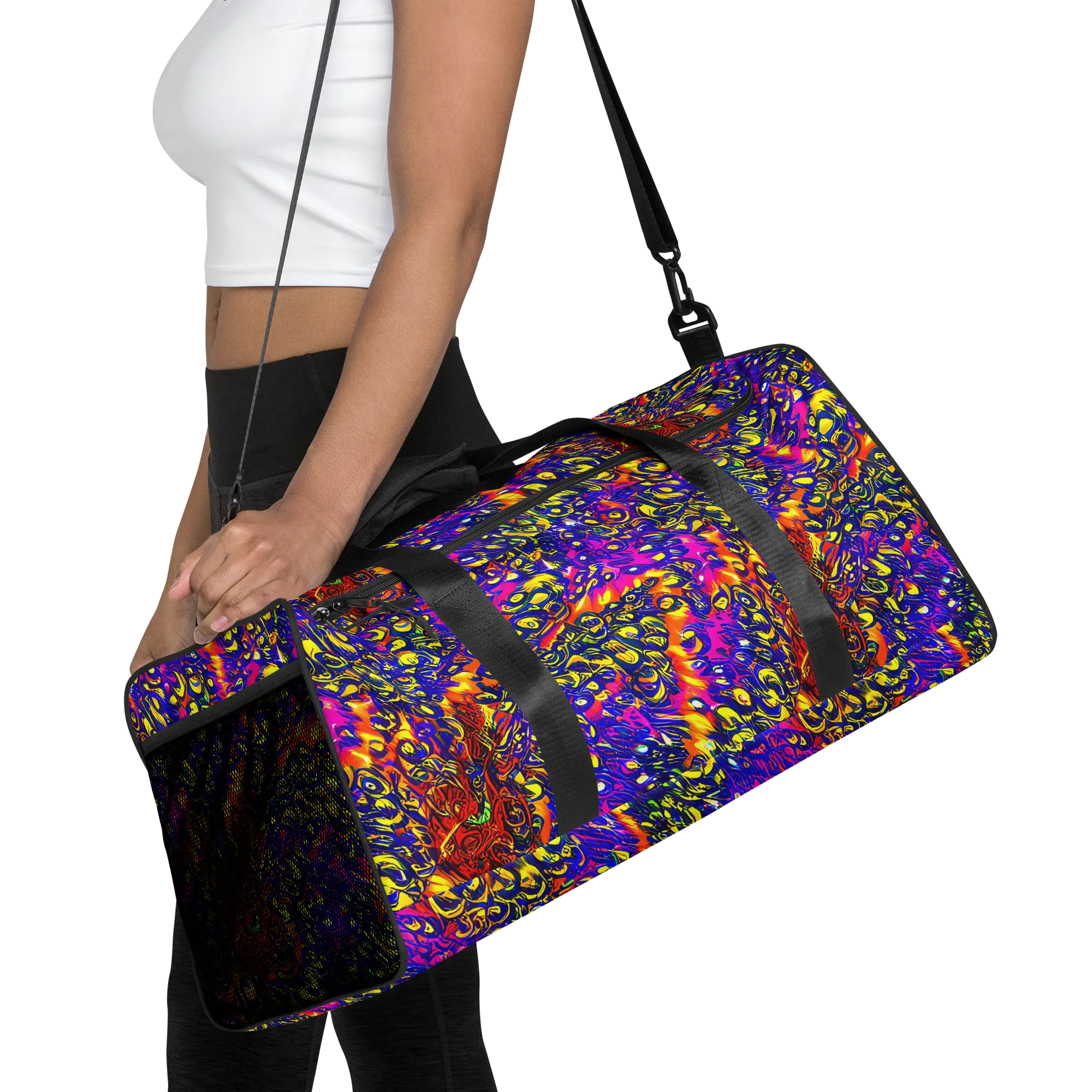 Sonic Colorwave on Duffle Bag — Front