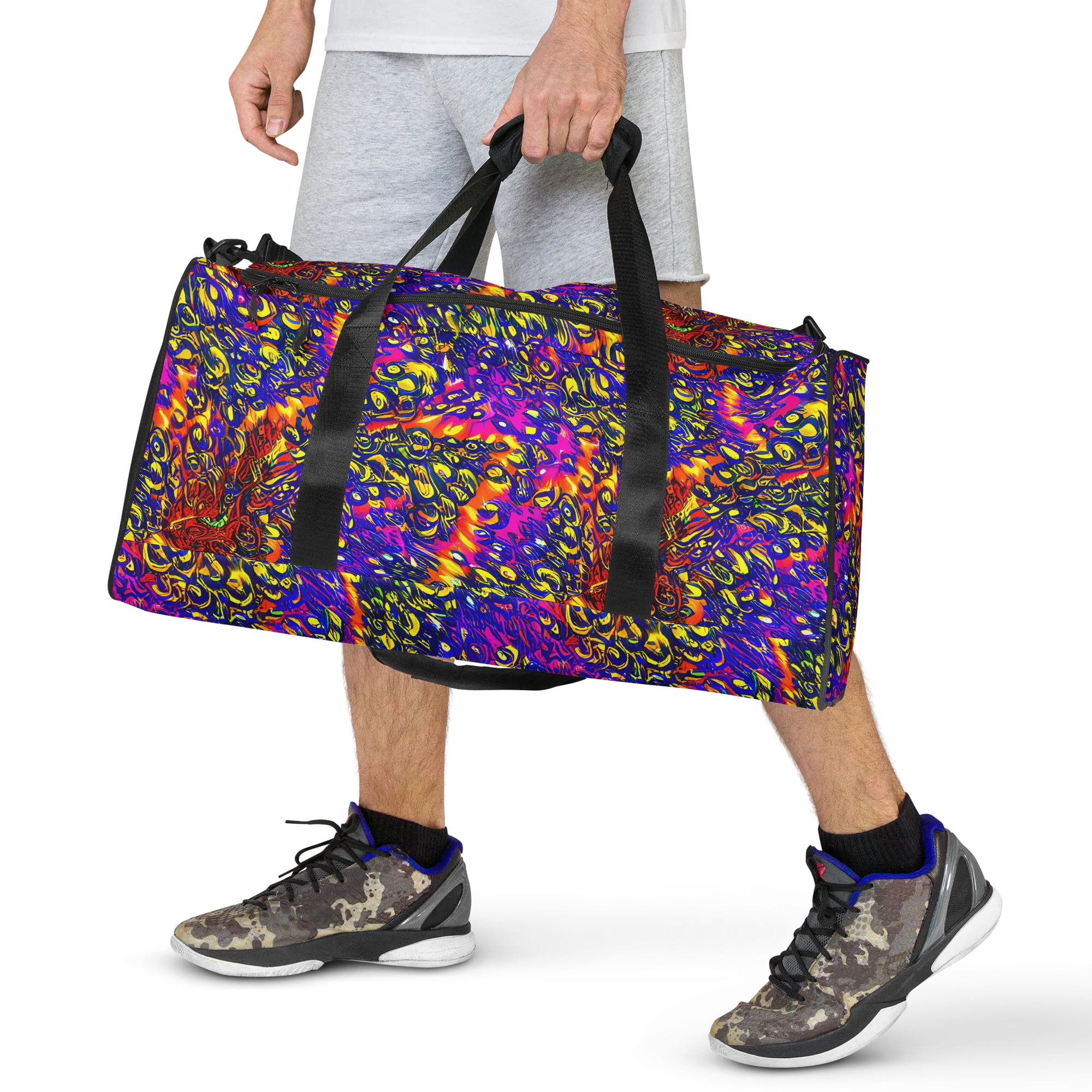 Sonic Colorwave on Duffle Bag — Front