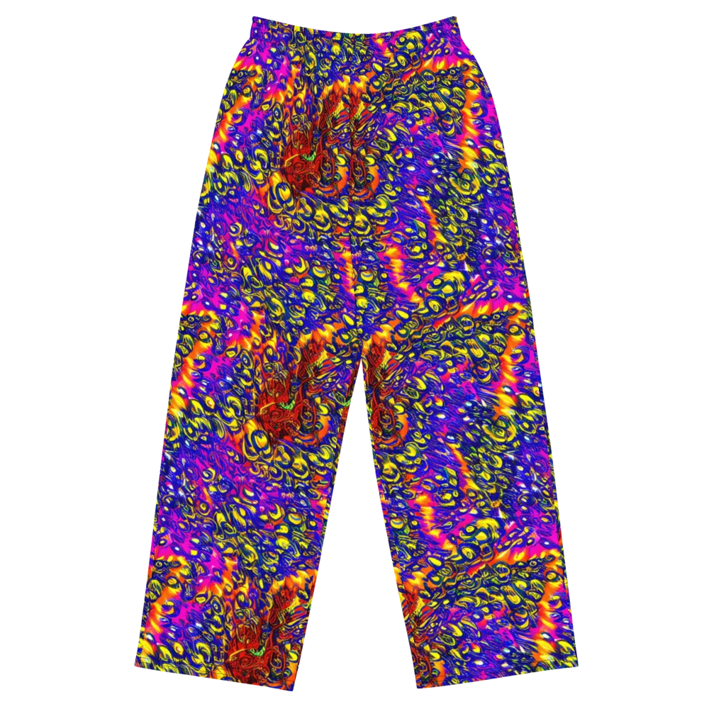 Sonic Colorwave on Wide-Leg Pants — Front