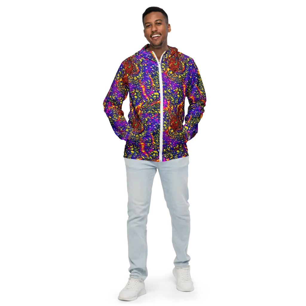 Sonic Colorwave on Men's Windbreaker — Front