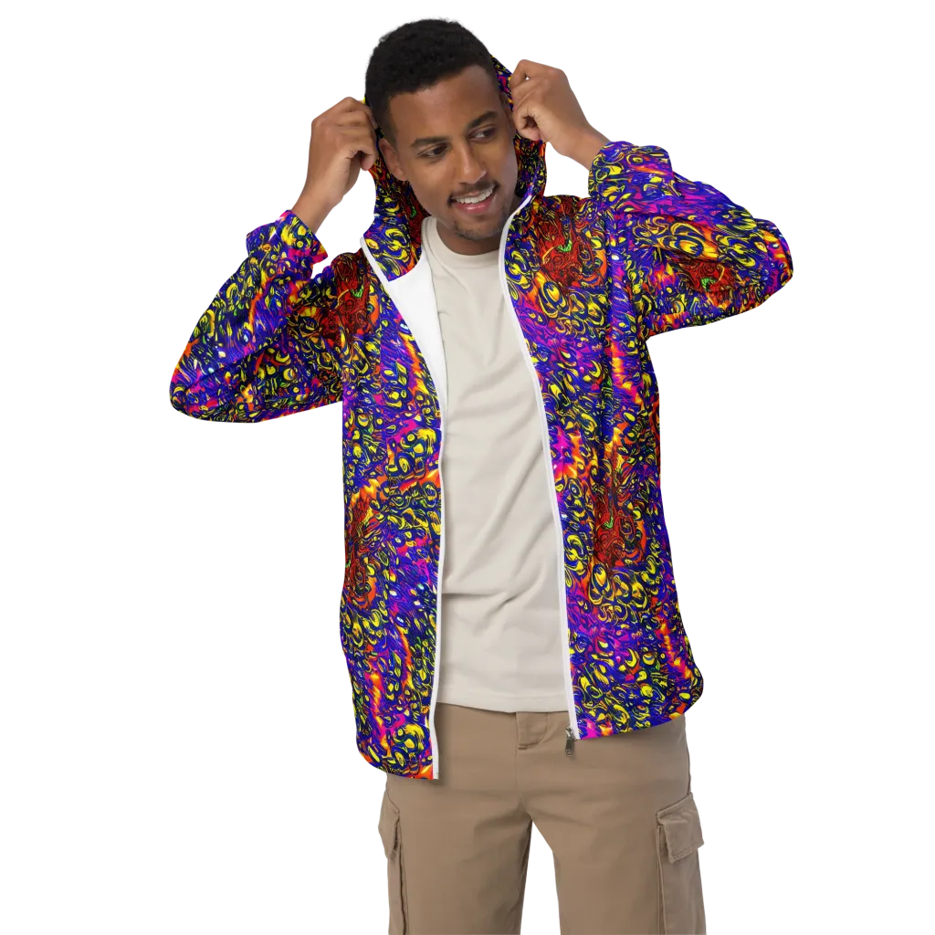 Sonic Colorwave on Men's Windbreaker — Front