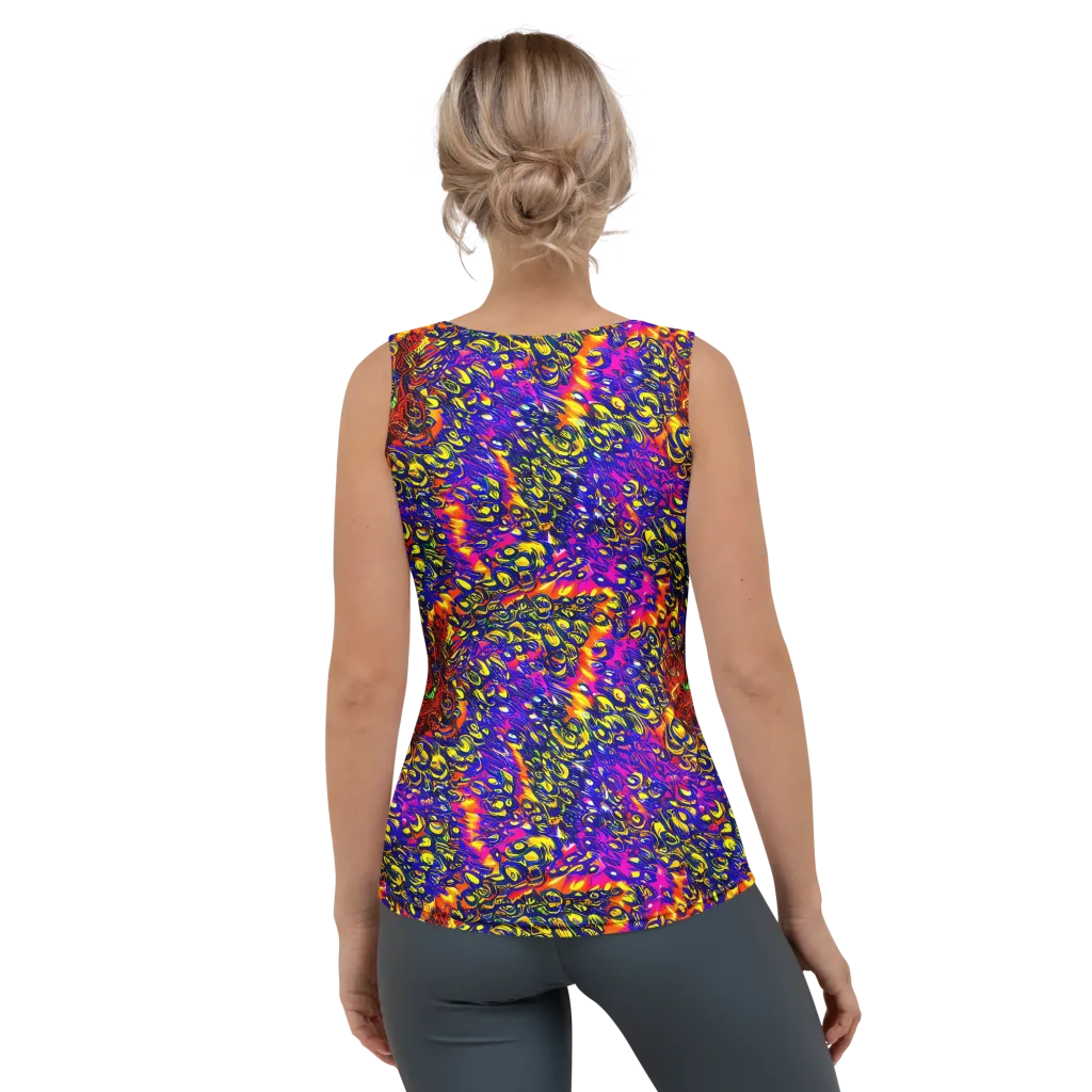 Sonic Colorwave on Women's Tank Top — Back