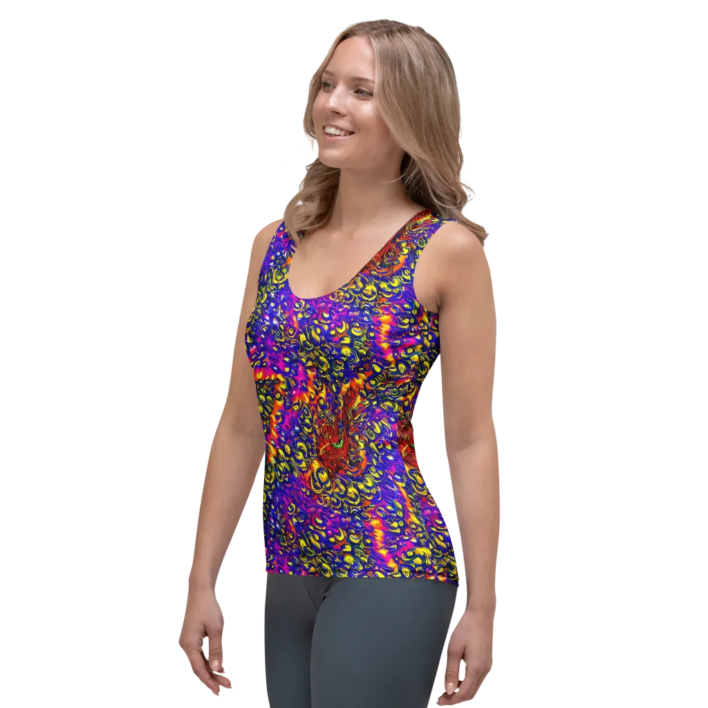 Sonic Colorwave on Women's Tank Top — Left Front