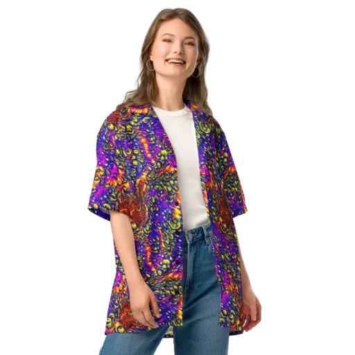 Sonic Colorwave on a Button Shirt