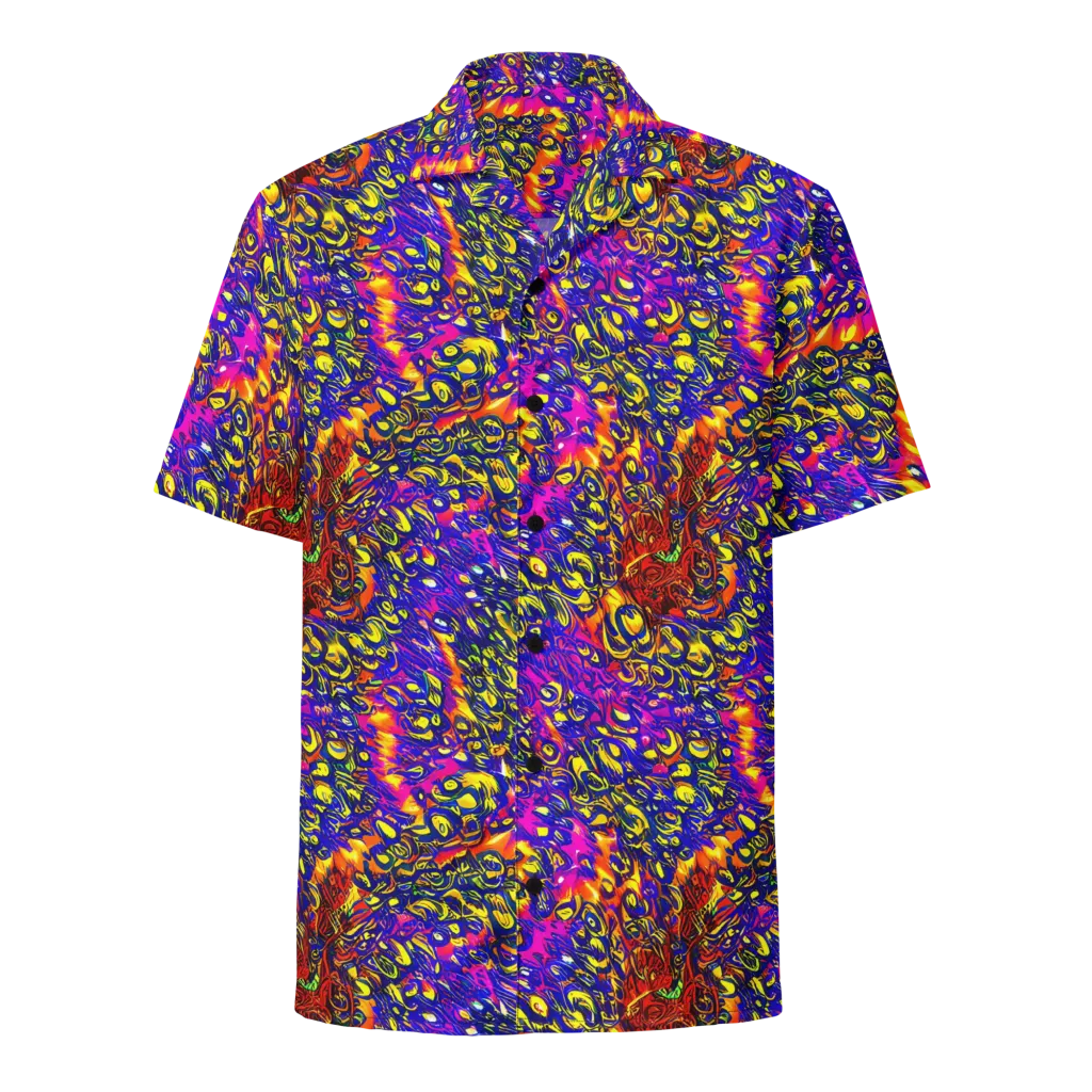 Sonic Colorwave on Button Shirt — Front