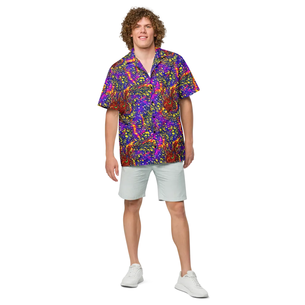 Sonic Colorwave on Button Shirt — Front