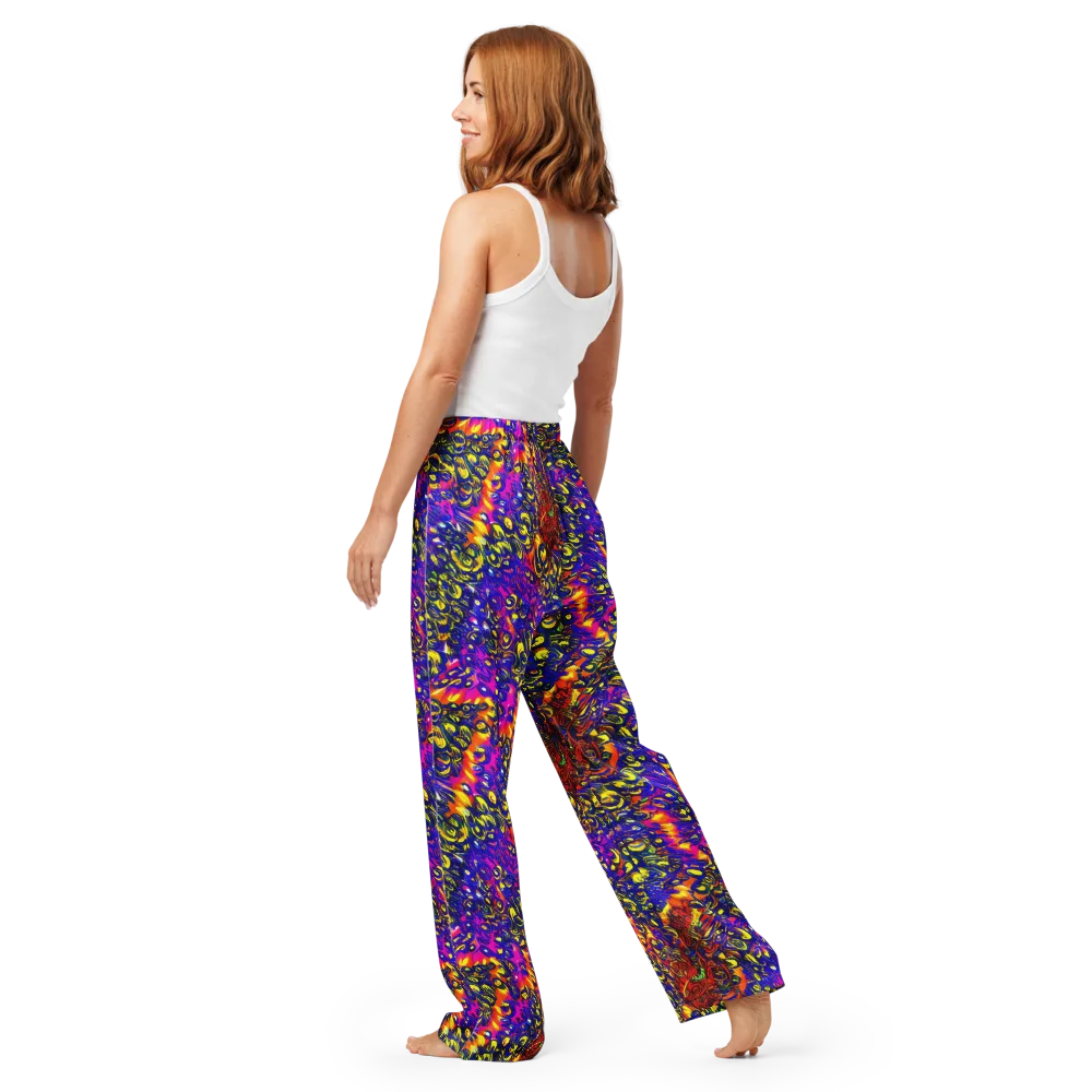 Sonic Colorwave on Women's Pajama Pants — Back