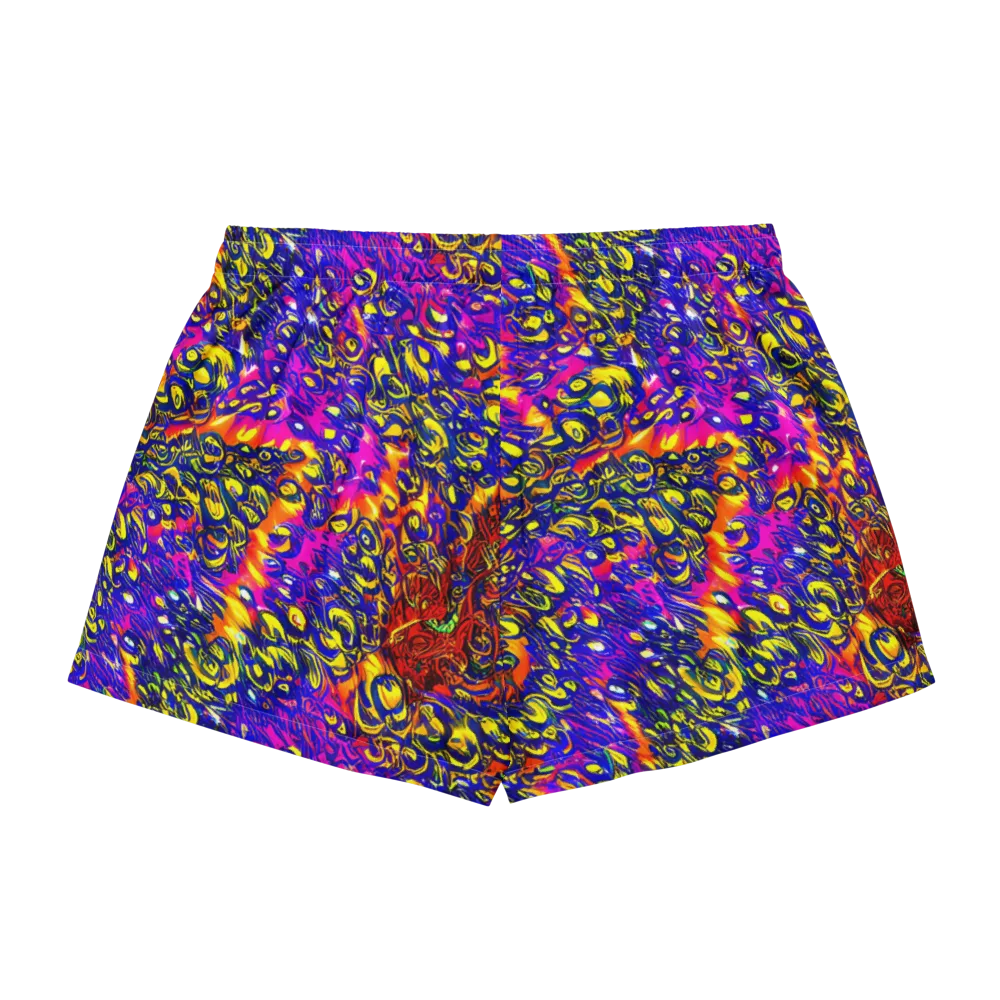 Sonic Colorwave on Women's Pajama Shorts — Back