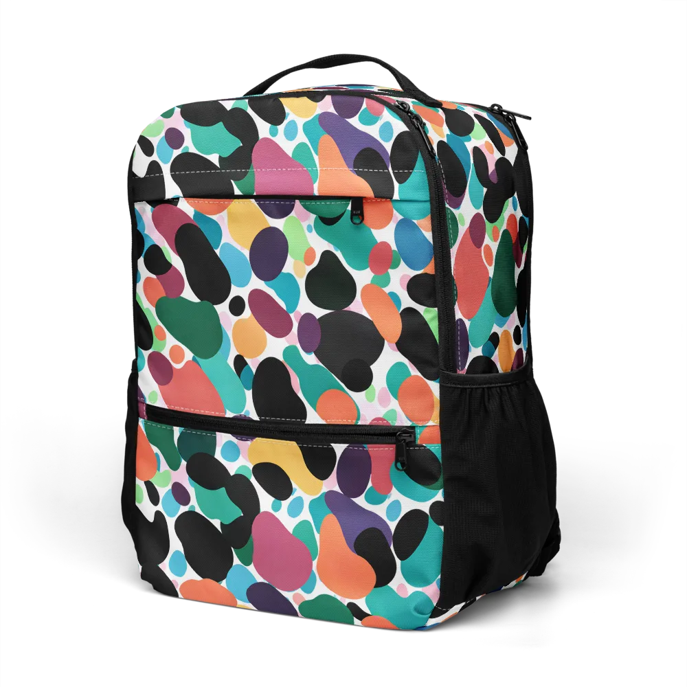 Chromatic Pebbles on Utility Backpack — Left Front
