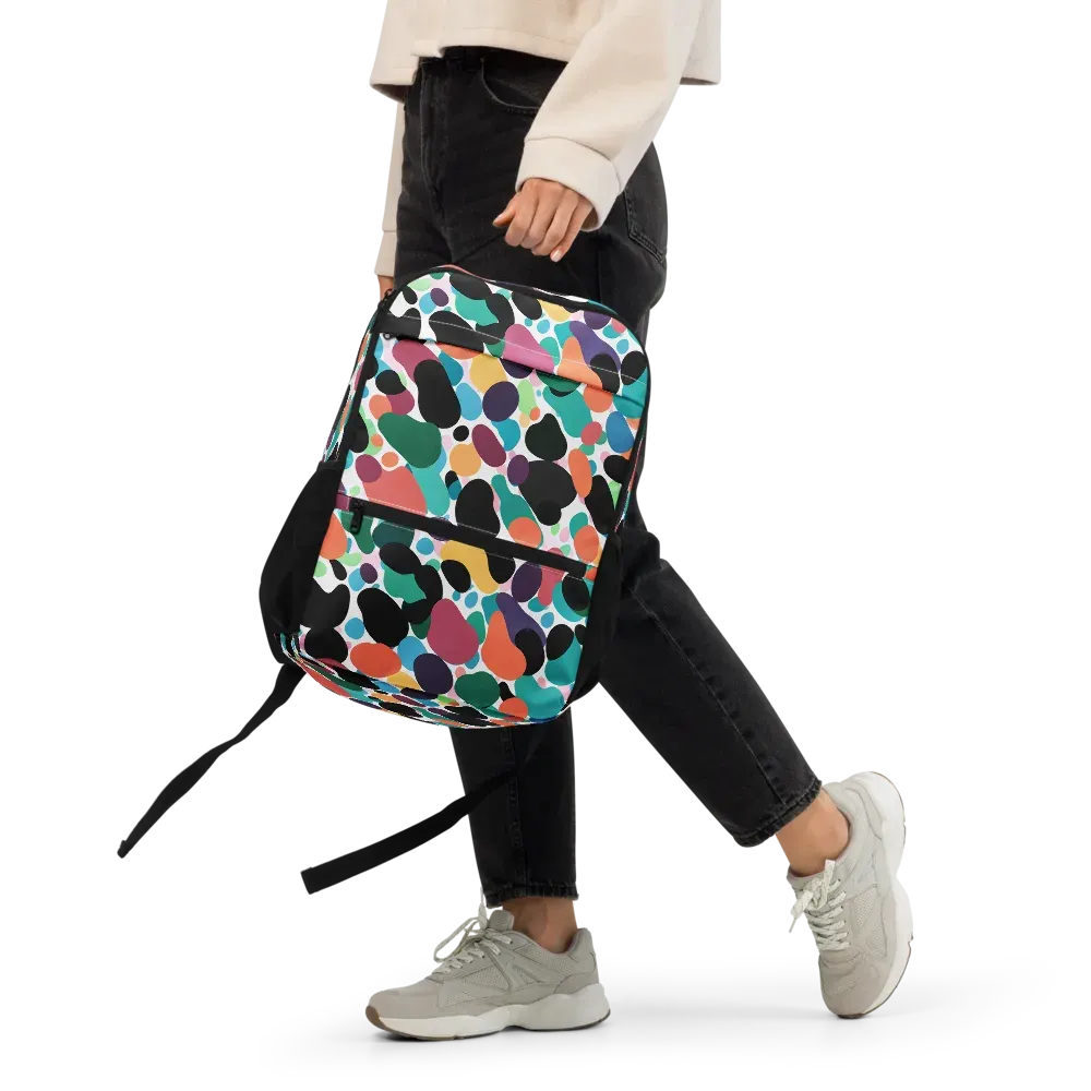 Chromatic Pebbles on Utility Backpack — Front