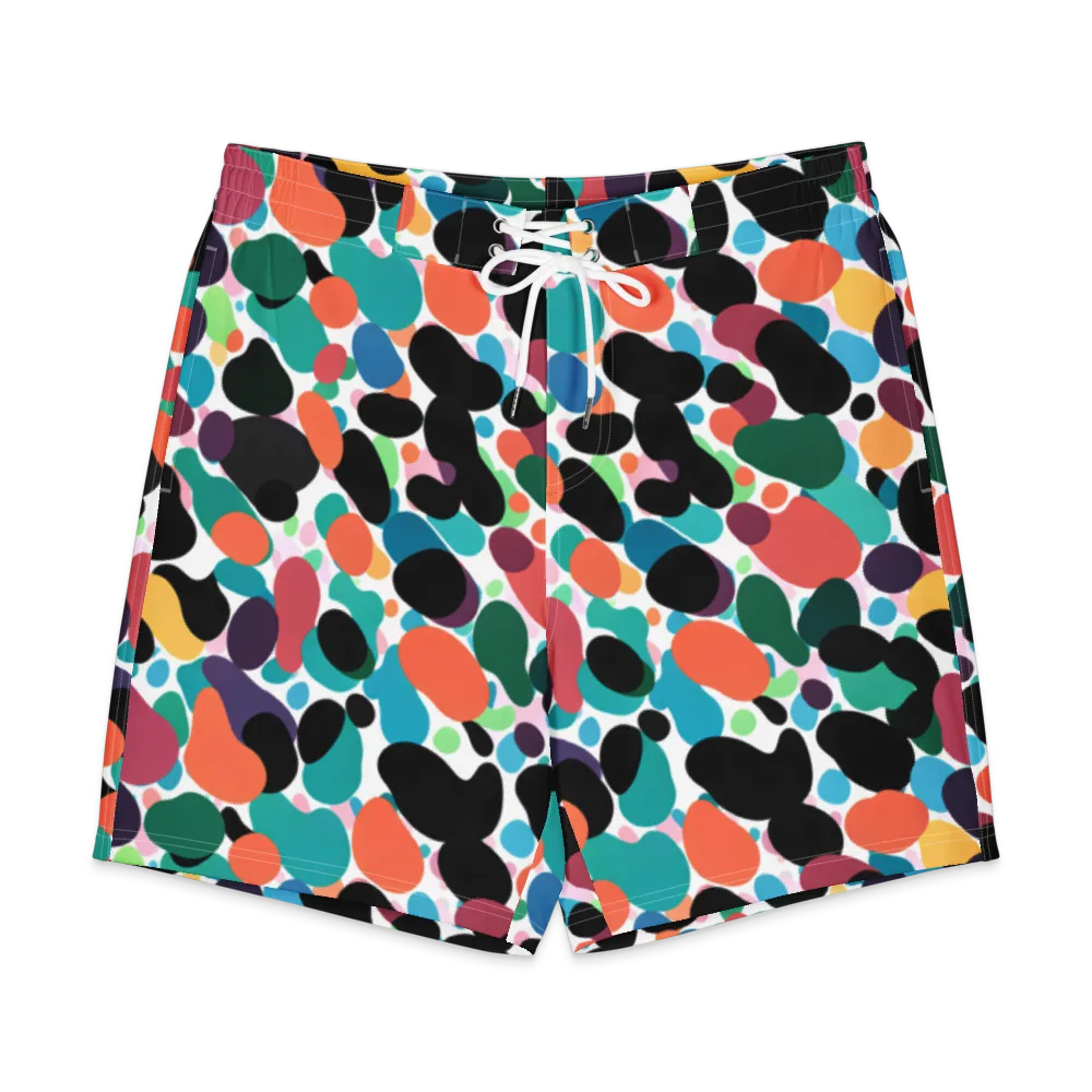 Chromatic Pebbles on Men's Board Shorts — Front