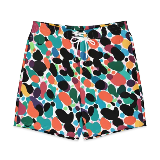 Chromatic Pebbles on a Men's Board Shorts
