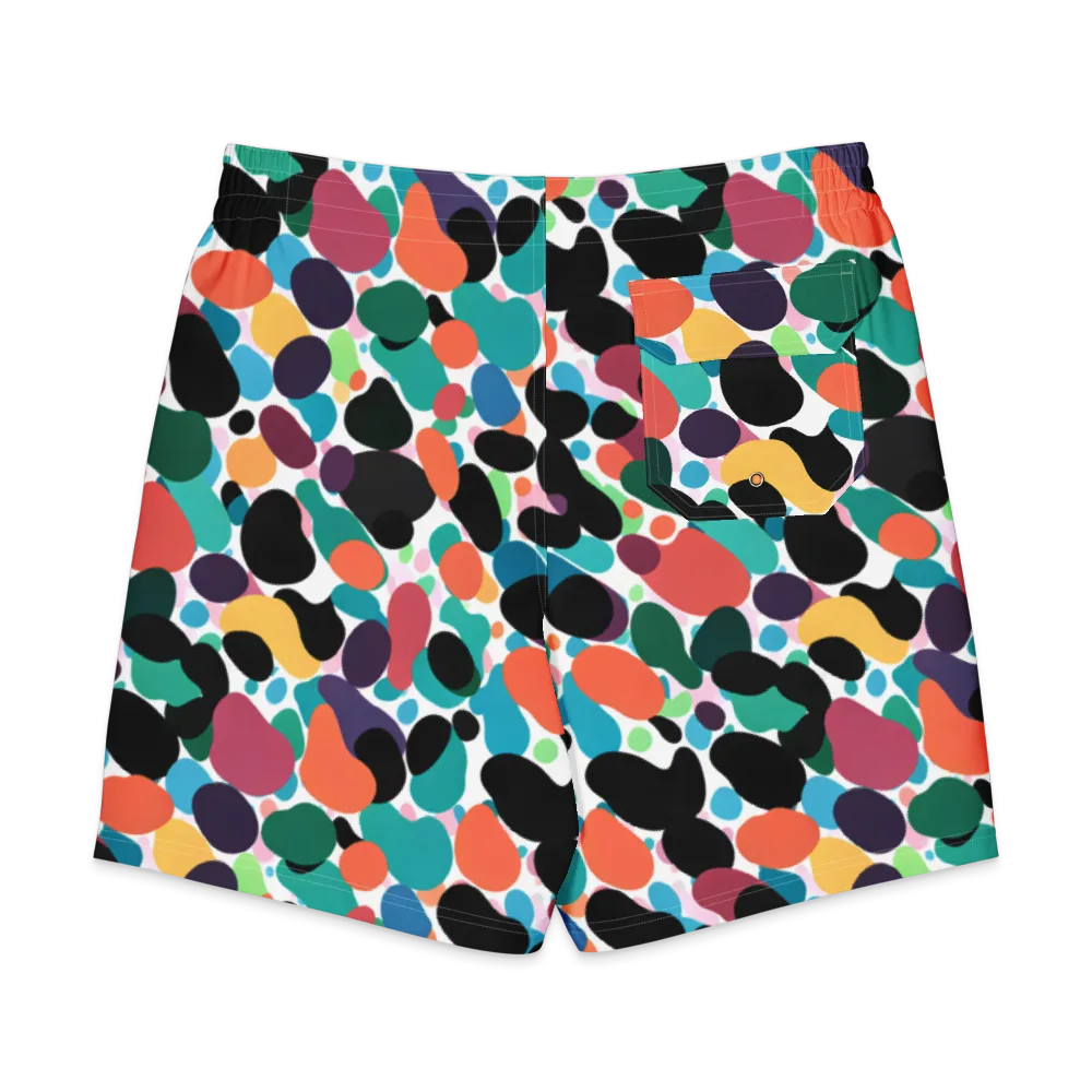 Chromatic Pebbles on Men's Board Shorts — Back