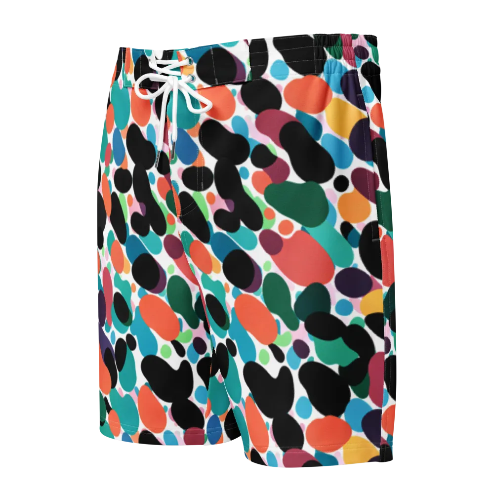 Chromatic Pebbles on Men's Board Shorts — Front