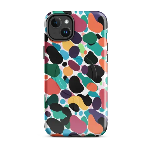 Chromatic Pebbles on a MagSafe Tough Case for iPhone®