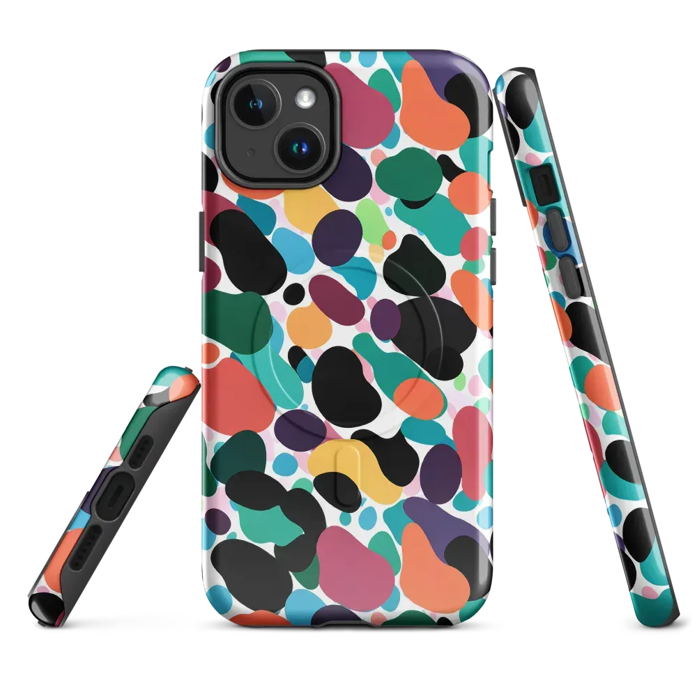 Chromatic Pebbles on MagSafe Tough Case for iPhone® — Front