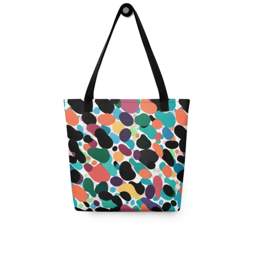 Chromatic Pebbles on a Tote Bag