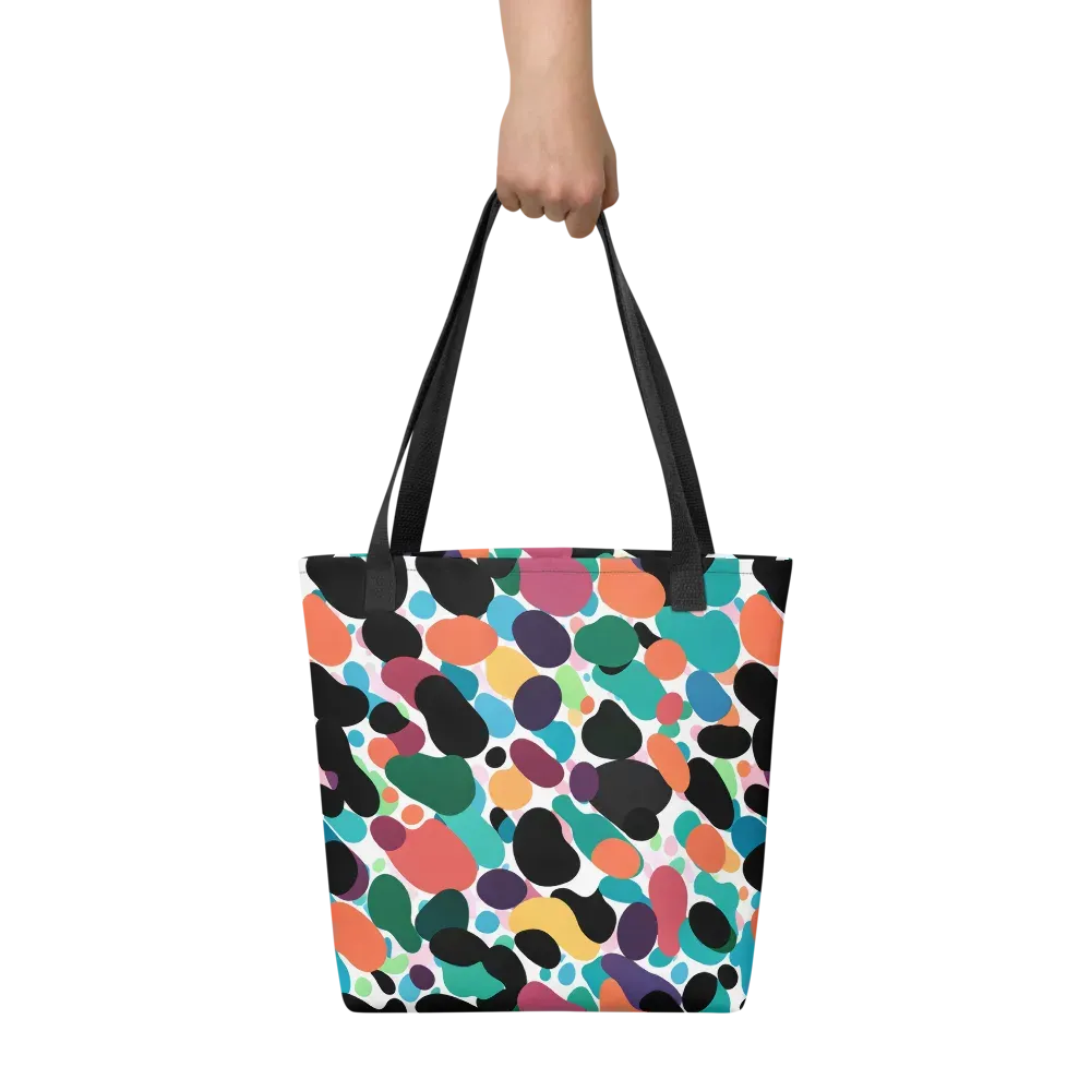Chromatic Pebbles on Tote Bag — Front
