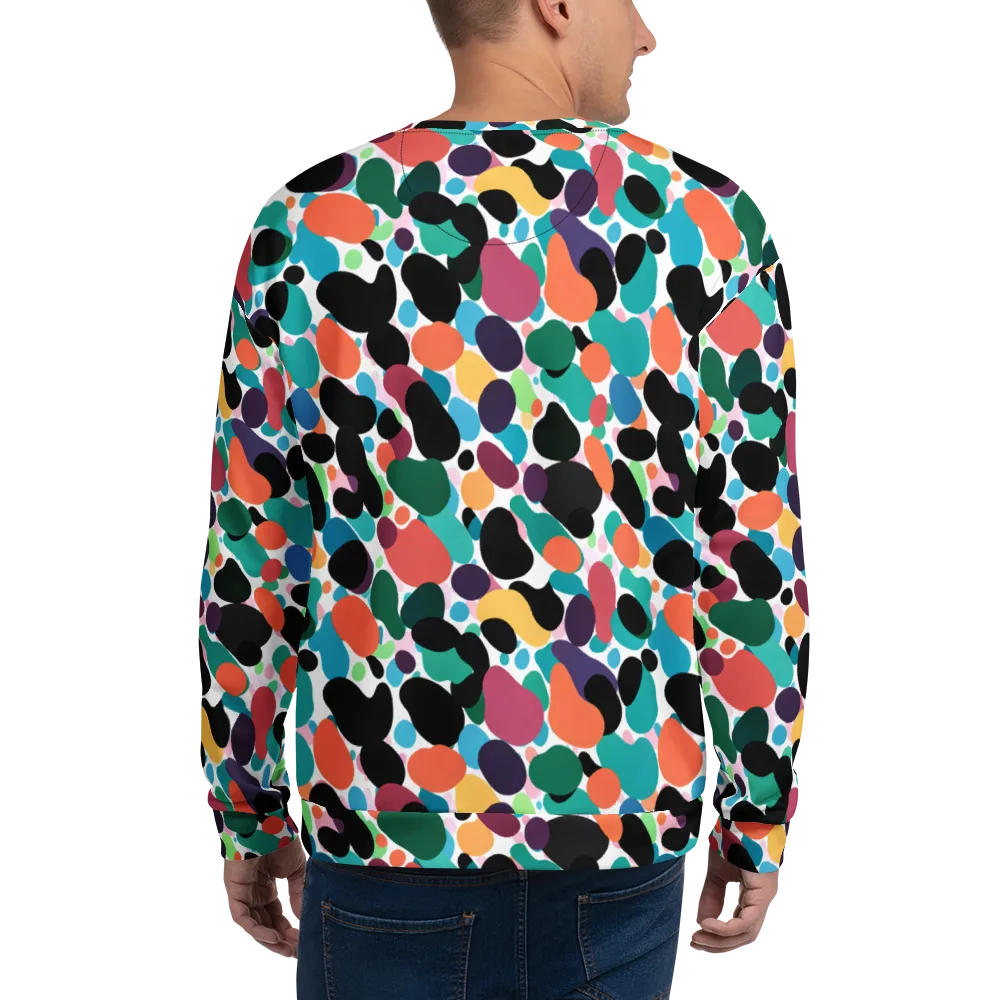 Chromatic Pebbles on Sweatshirt — Back