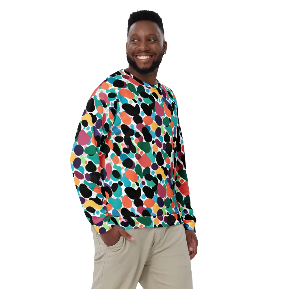Chromatic Pebbles on Sweatshirt — Front