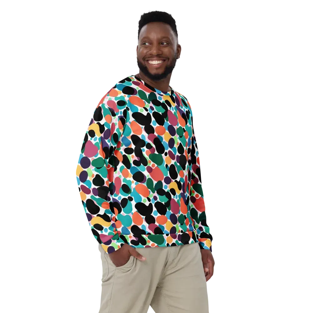Chromatic Pebbles on Sweatshirt — Front