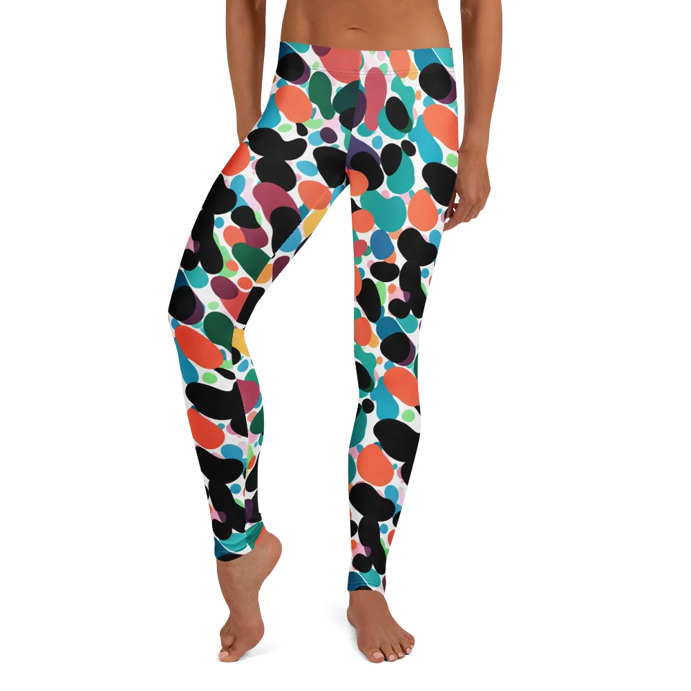 Chromatic Pebbles on Leggings — Front