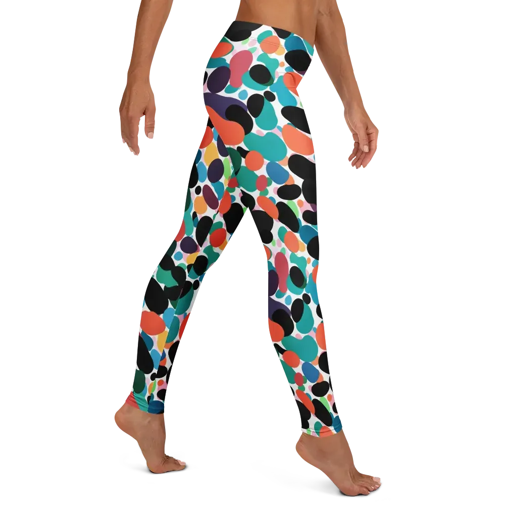 Chromatic Pebbles on Leggings — Right
