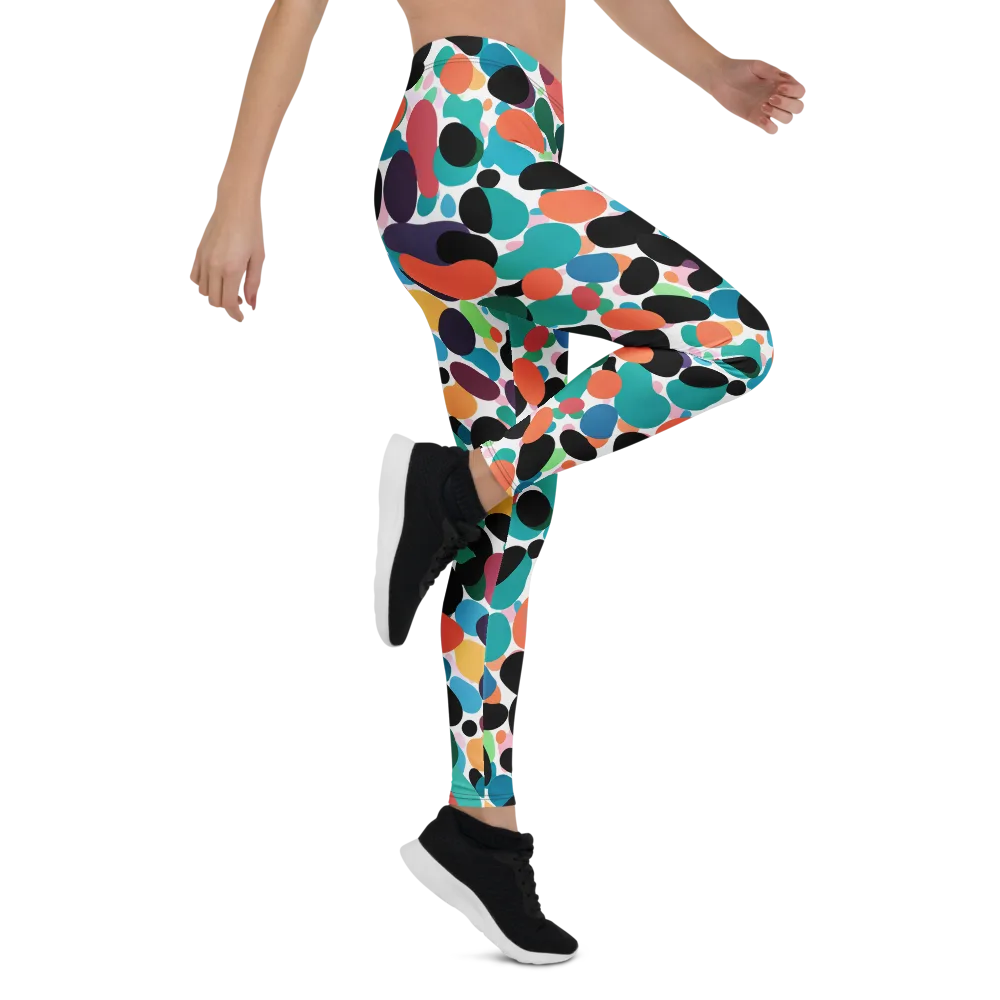 Chromatic Pebbles on Leggings — Right