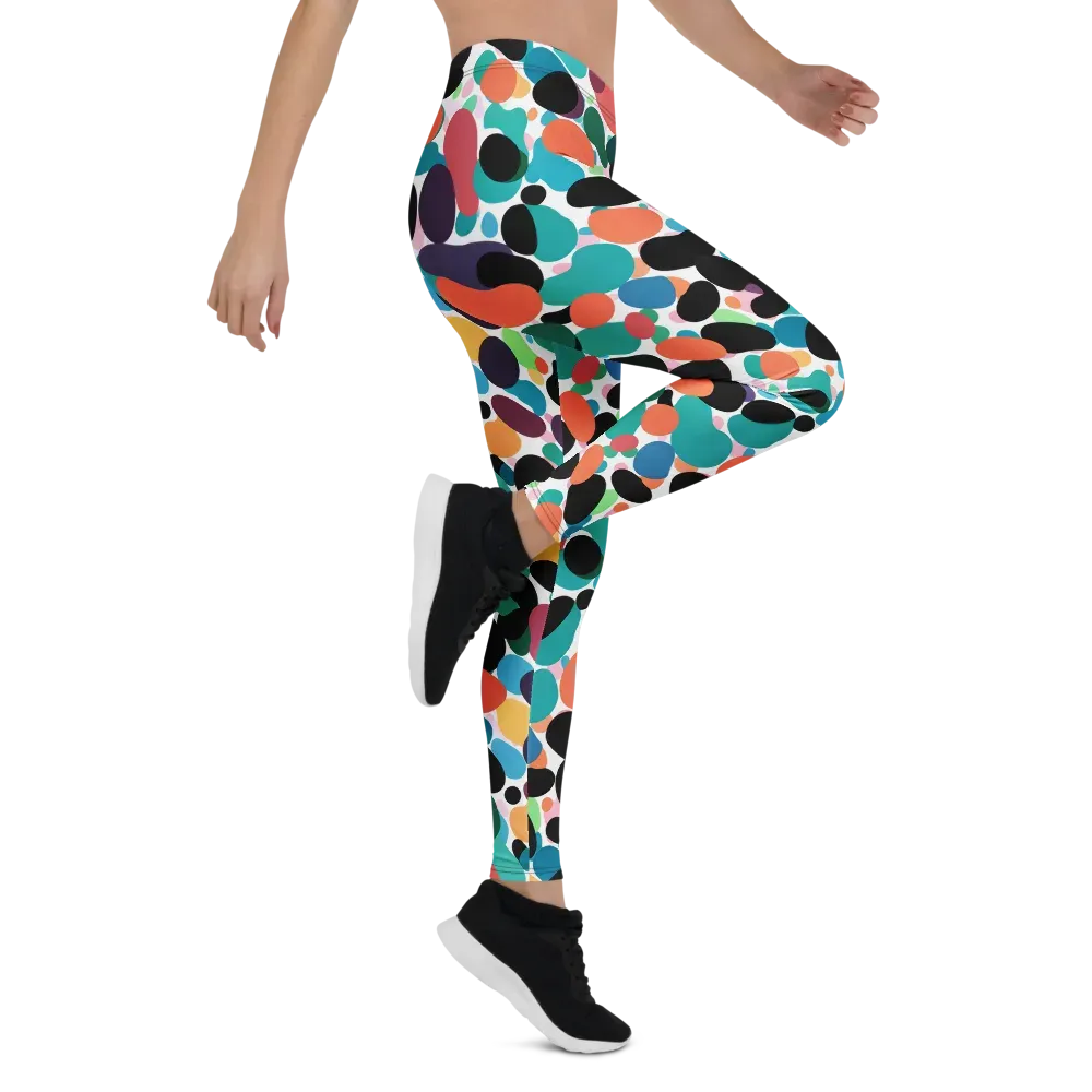 Chromatic Pebbles on Leggings — Right