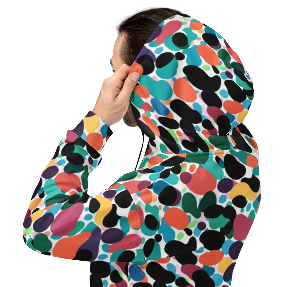 Chromatic Pebbles on Hoodie — Back