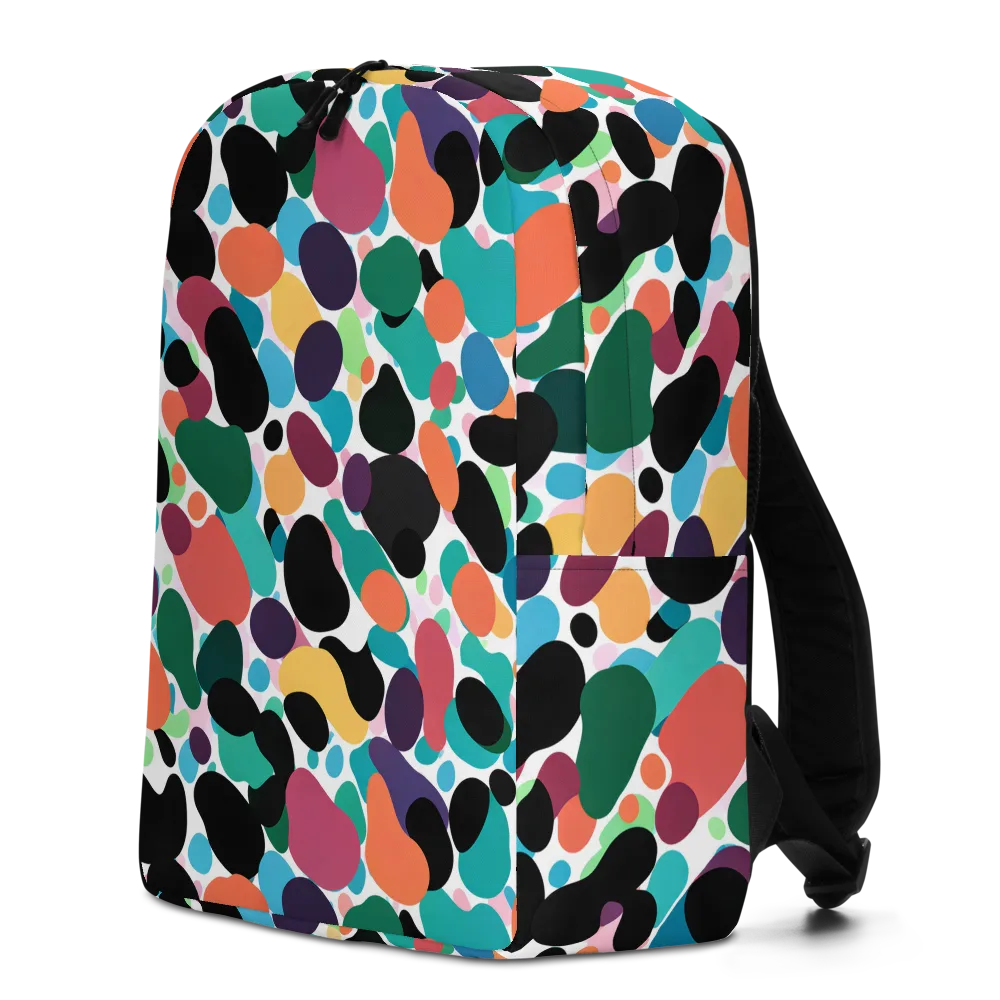 Chromatic Pebbles on Minimalist Backpack — Left