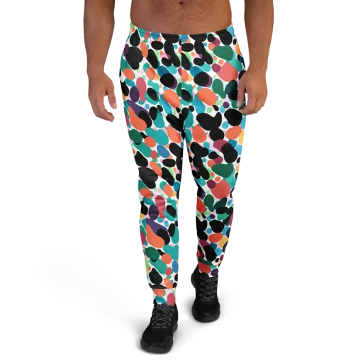 Chromatic Pebbles on a Men's Joggers