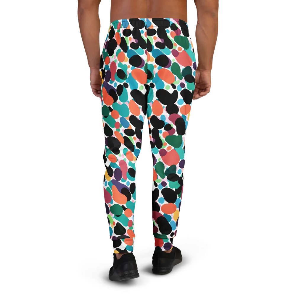 Chromatic Pebbles on Men's Joggers — Back