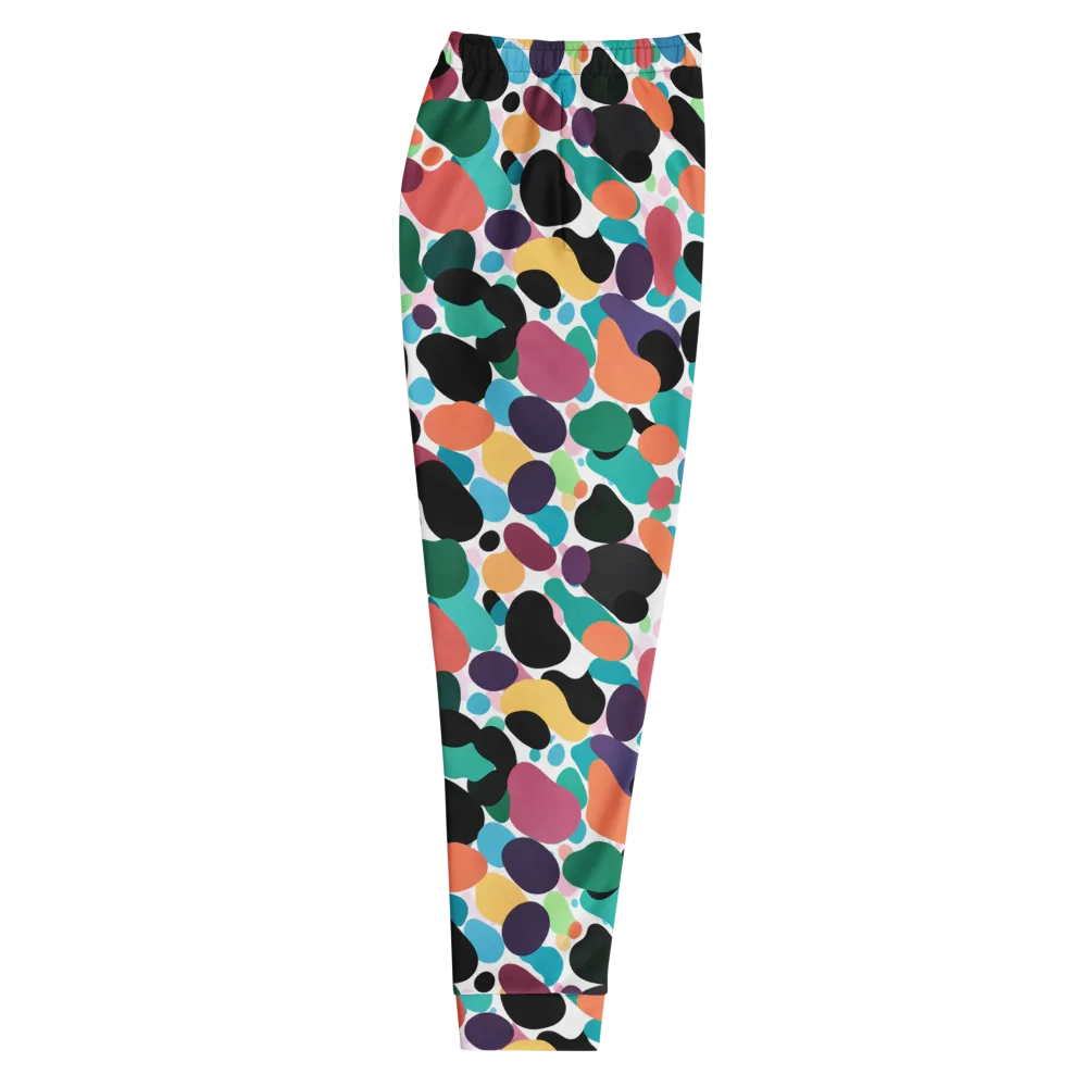 Chromatic Pebbles on Men's Joggers — Right