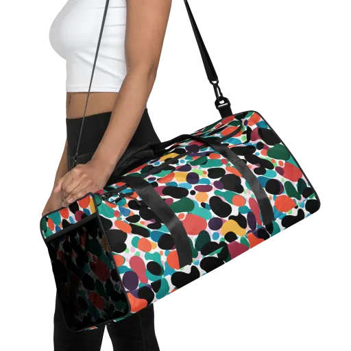 Chromatic Pebbles on a Duffle Bag