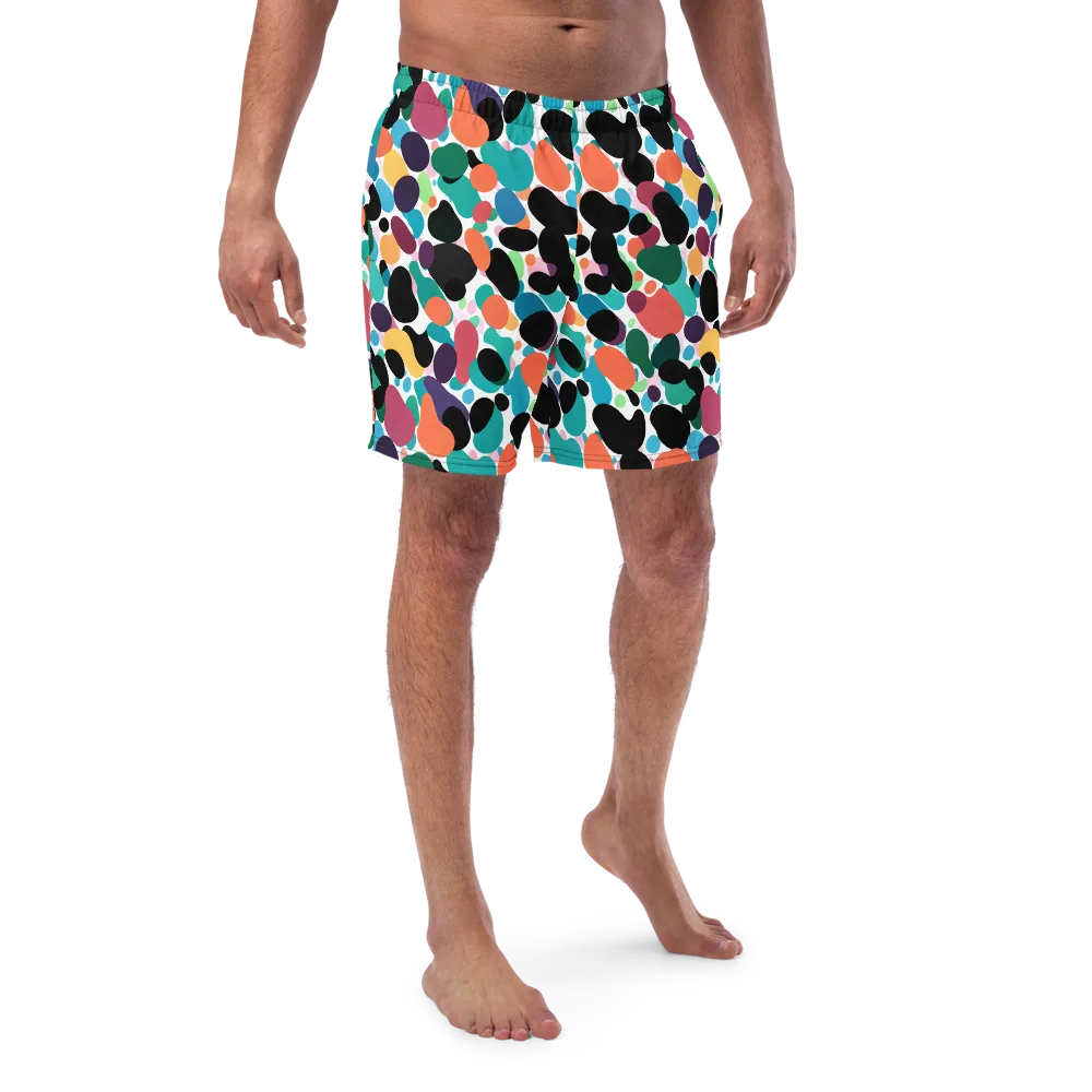 Chromatic Pebbles on Swim Trunks — Front