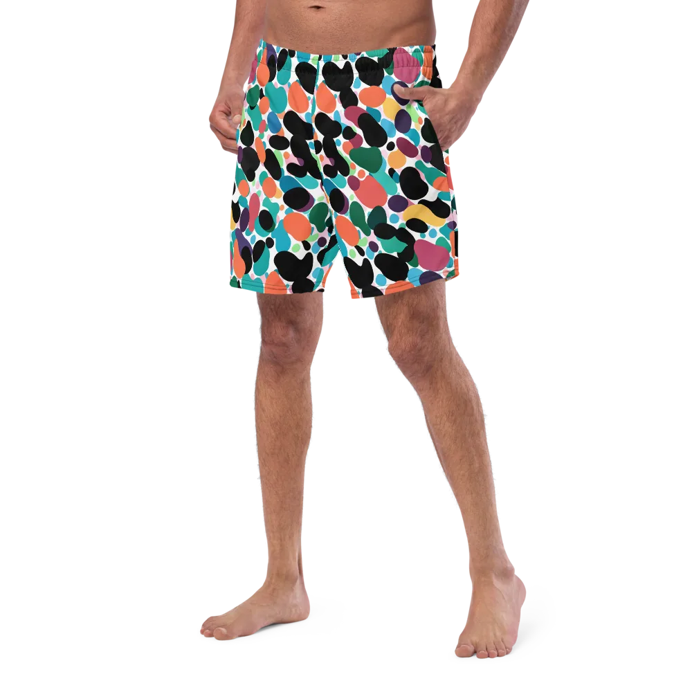 Chromatic Pebbles on Swim Trunks — Left Front