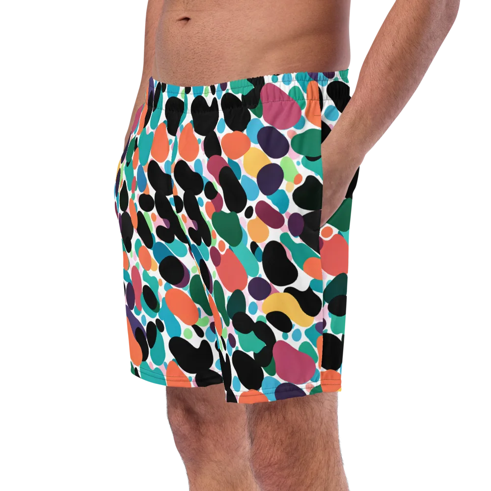 Chromatic Pebbles on Swim Trunks — Left Front