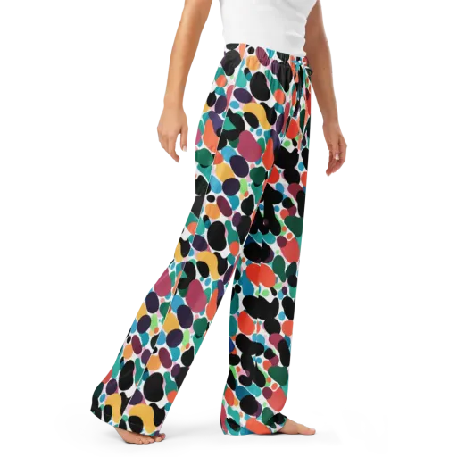 Chromatic Pebbles on a Women's Pajama Pants