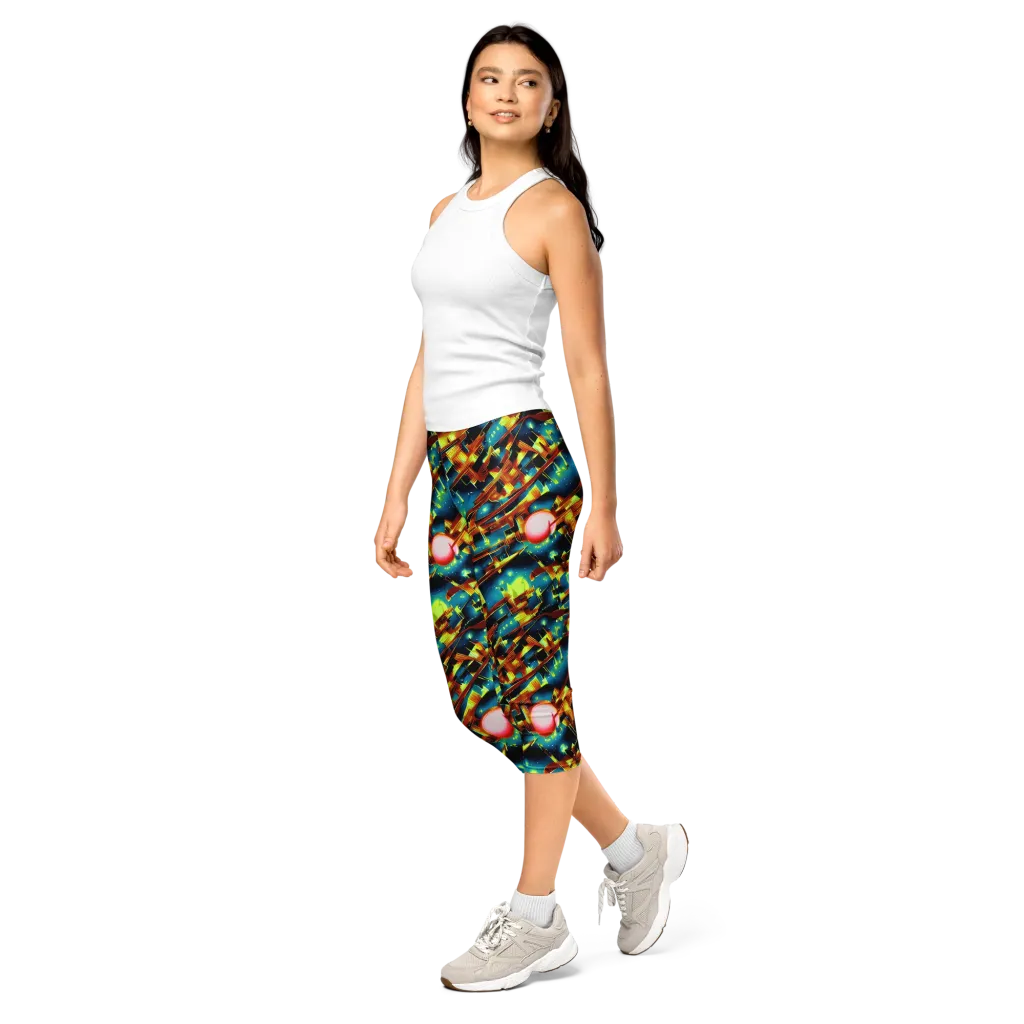 Solar Machina on Capri Leggings — Left Front