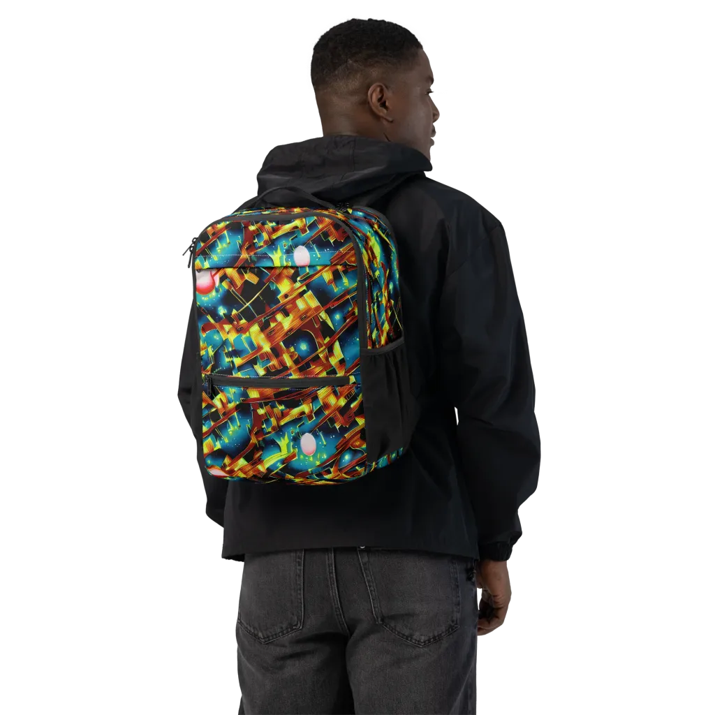 Solar Machina on Utility Backpack — Back