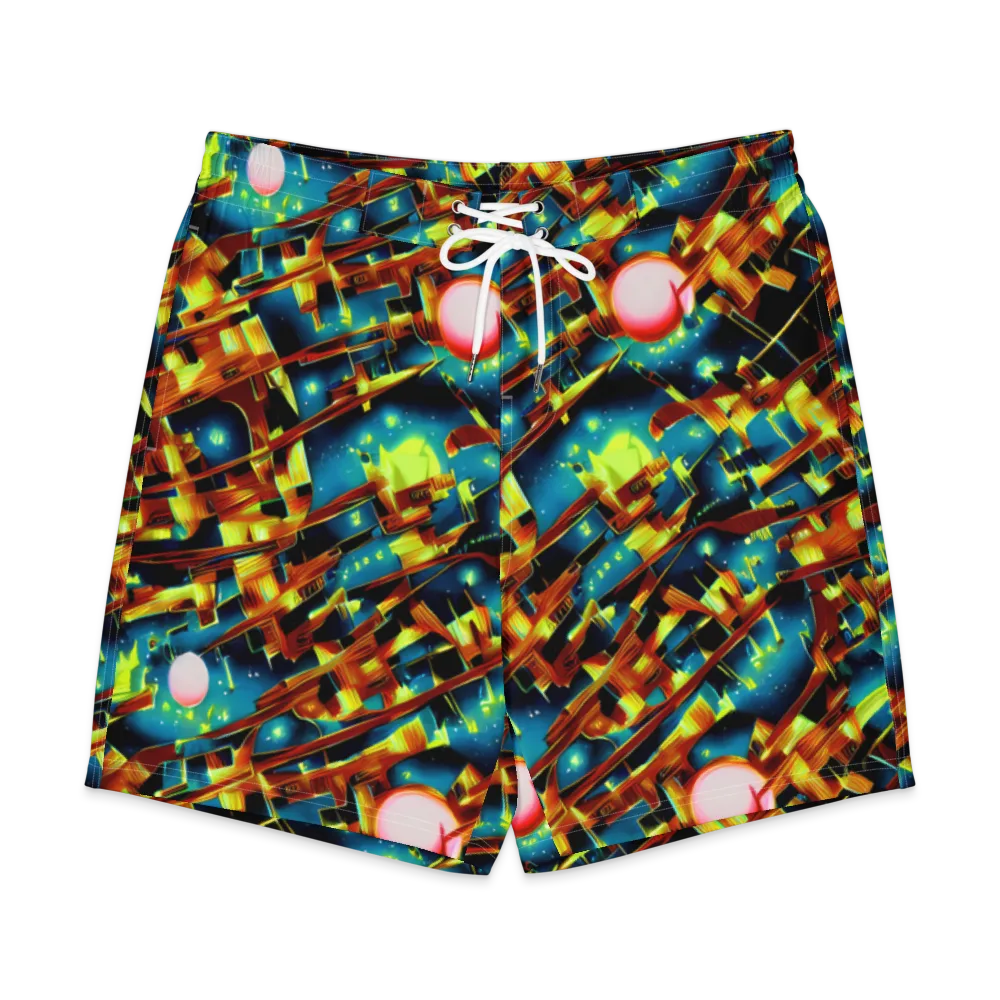 Solar Machina on Men's Board Shorts — Front