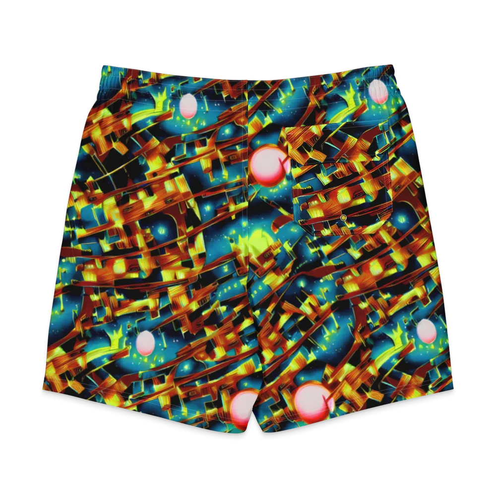 Solar Machina on Men's Board Shorts — Back