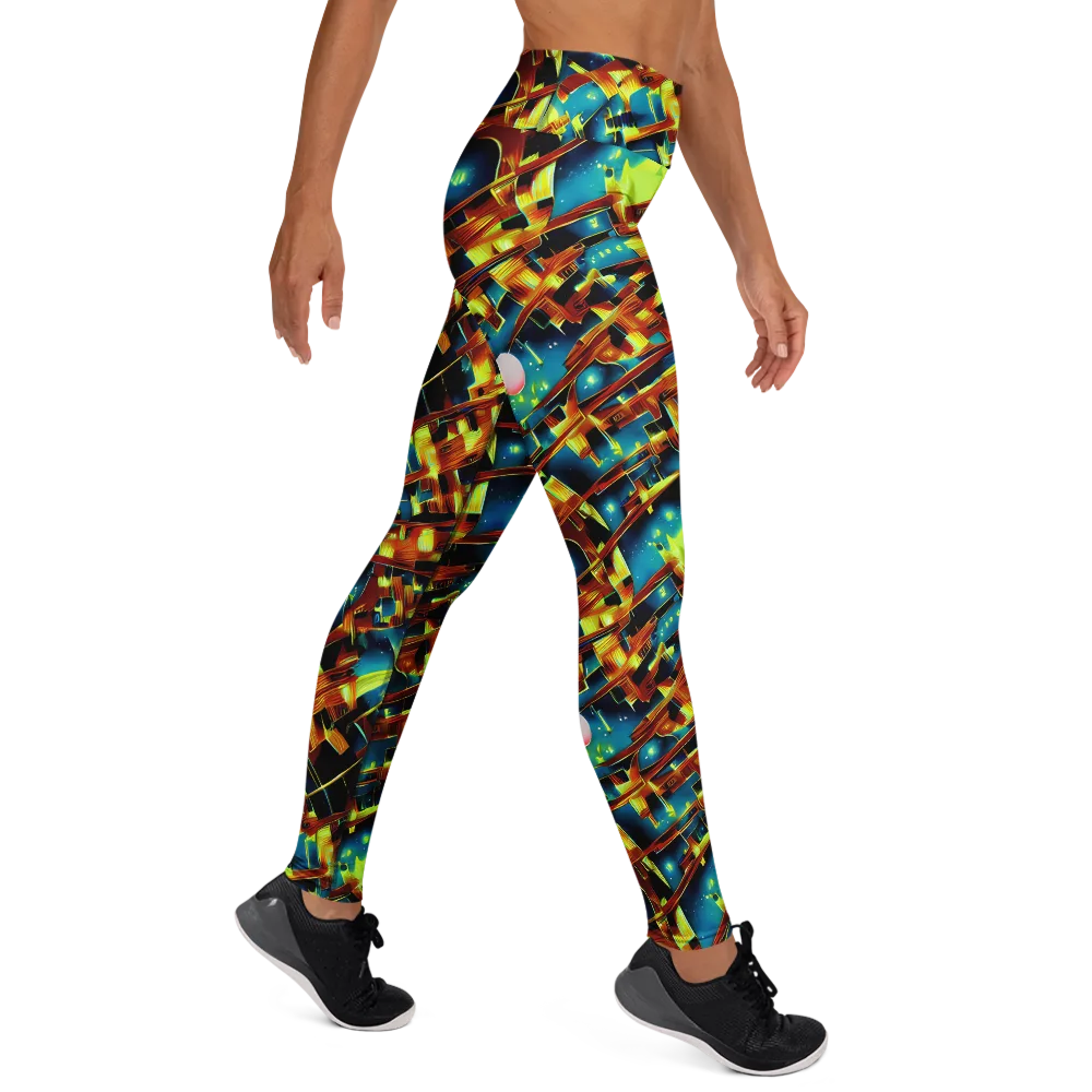 Solar Machina on Yoga Leggings — Right