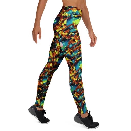 Solar Machina on a Yoga Leggings