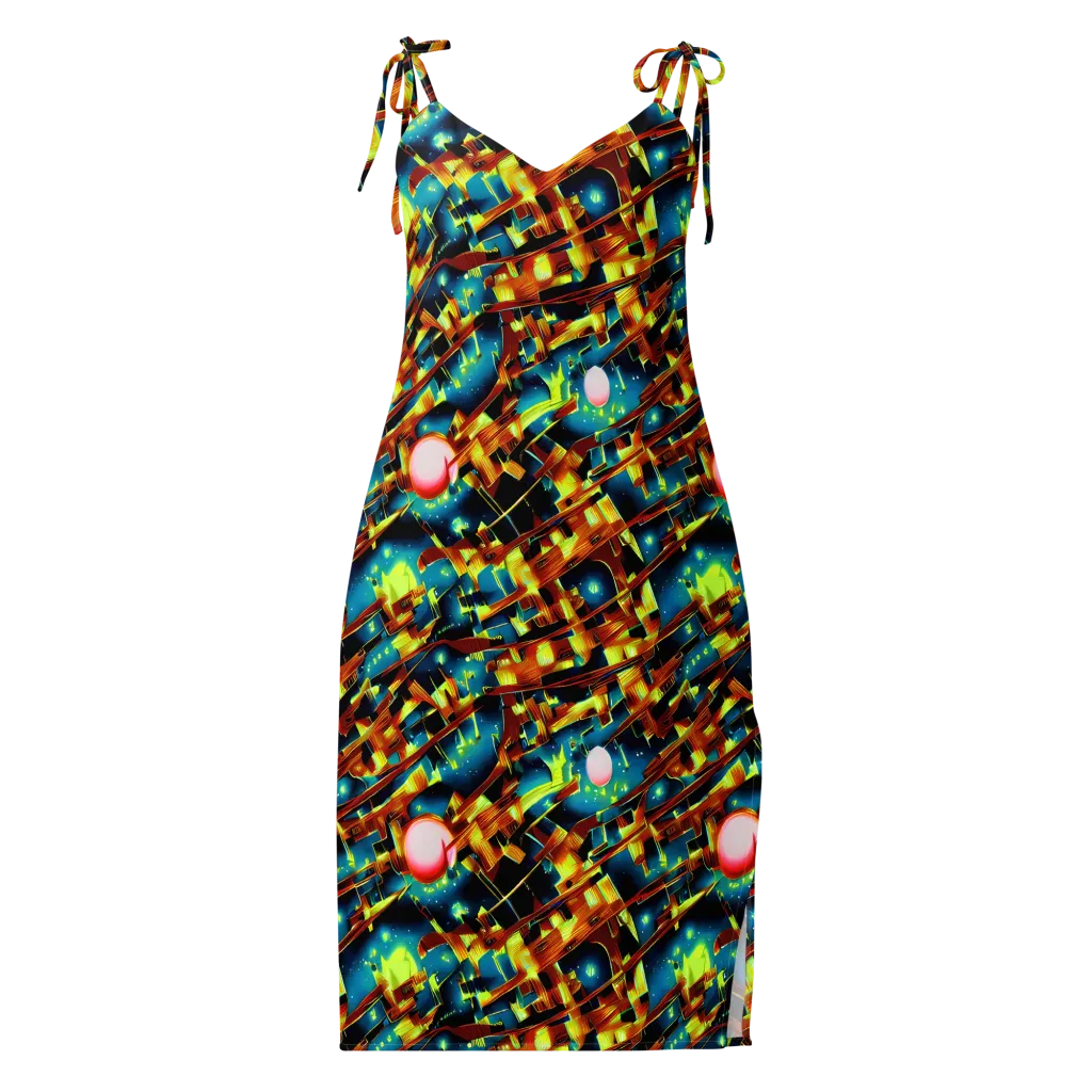 Solar Machina on Slip Dress — Front